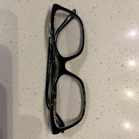 Black and Gold Versace Eyeglasses - Picture 2 of 5